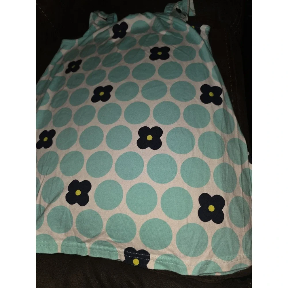 Gymboree outlet fashion flower floral polka dot dress size 7